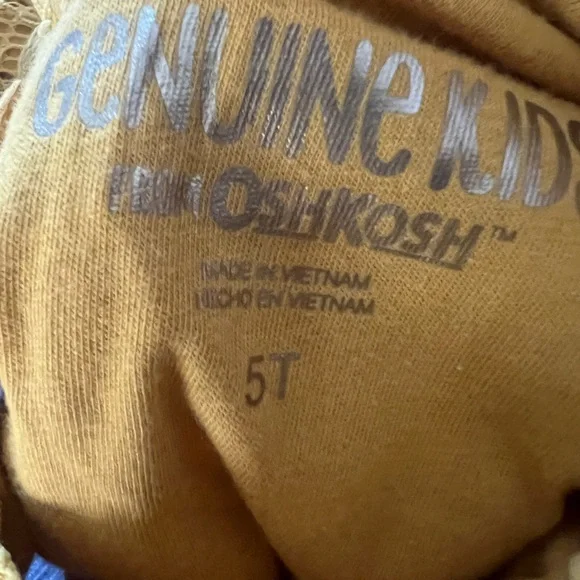 OshKosh B'gosh Mustard girls dress, size 5 - Picture 2 of 3